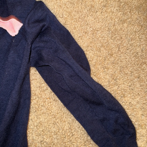 Navy 3/4 Sweater top - Picture 4 of 6